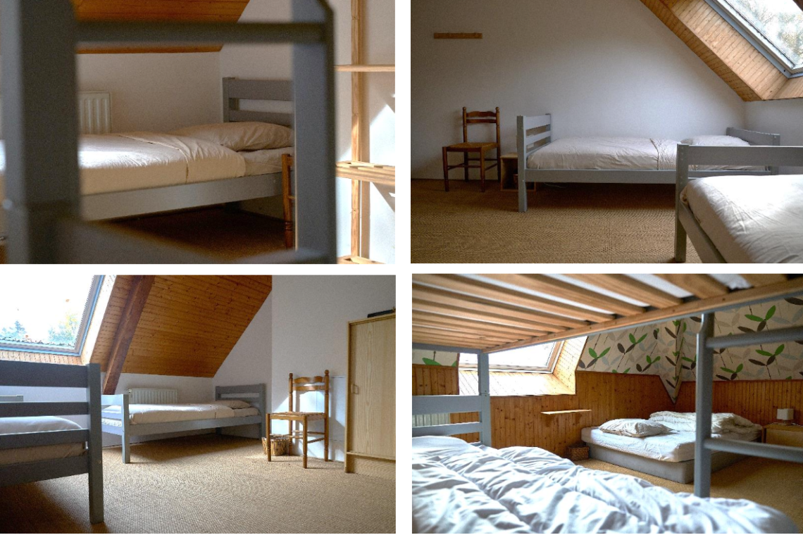Photo des chambres partagées