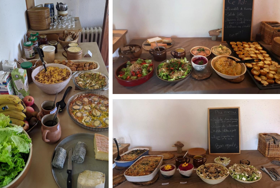 Photos des repas buffet